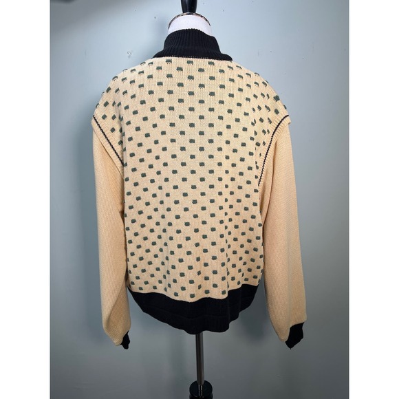 Jaime Sadock Sweater Jacket Medium Zip Up Convertible Vest Golf Lined Vtg NWT - Picture 5 of 14
